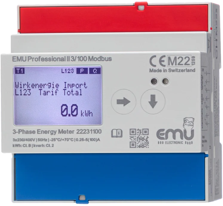 EMU Professional II 3/100 Modbus, Frontansicht